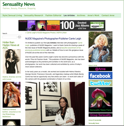 Sensuality News
